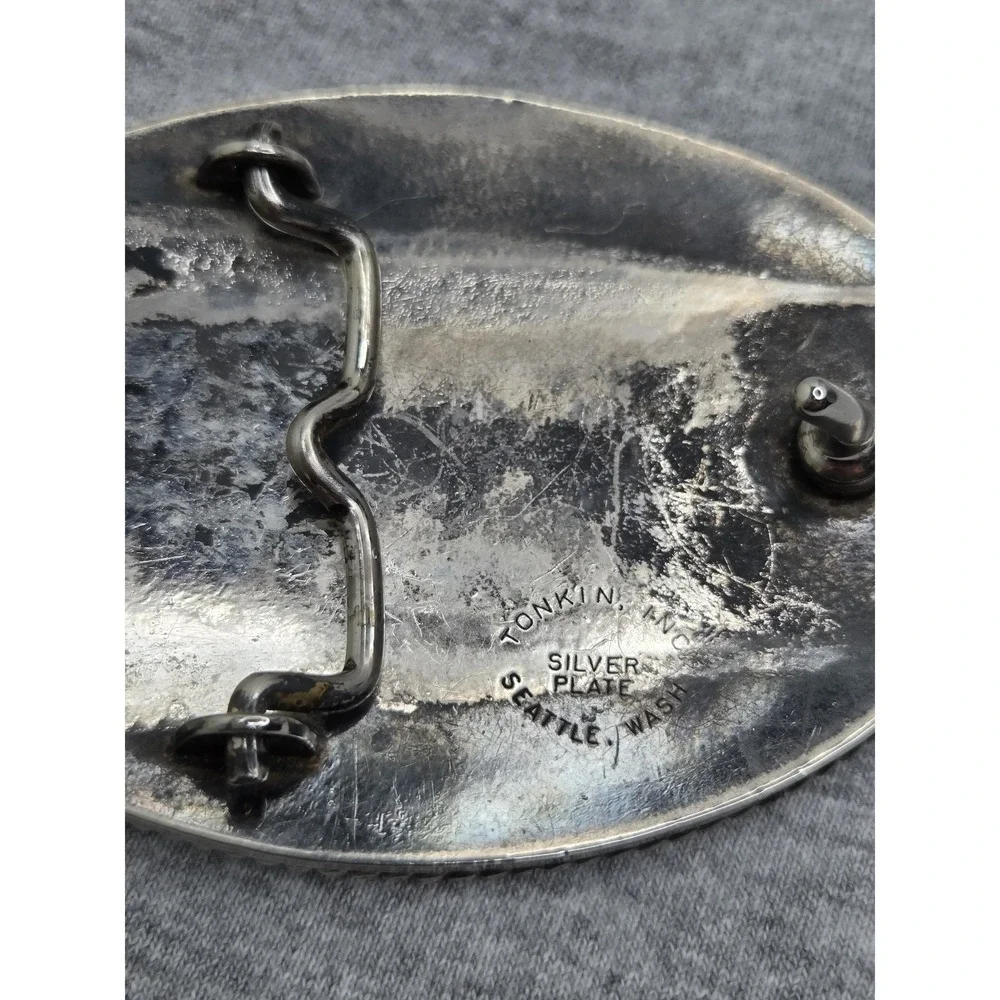 Vintage Kenworth Trucking Working Class Oval Belt Buckle